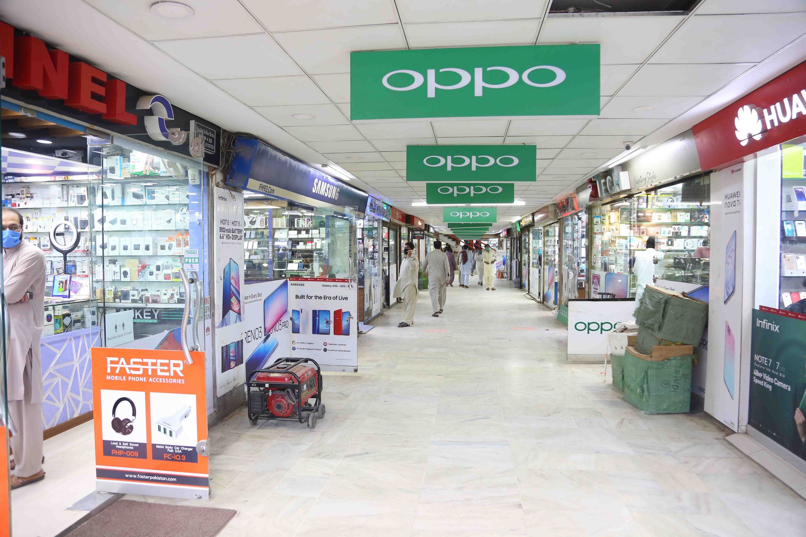 Shops and Plazas